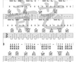《早春的树》吉他谱-陈鸿宇-C调原版弹唱谱-高清六线谱