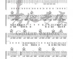 帆船吉他谱-房东的猫-《帆船》C调原版弹唱六线谱-高清图片谱