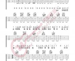 胡66《后来遇见他》吉他谱(C调)-Guitar Music Score