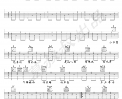 周杰伦《蒲公英的约定》吉他谱(C调)-Guitar Music Score