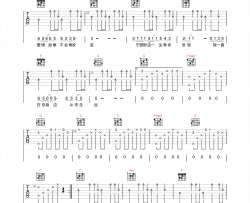 传奇吉他谱-李健-《传奇》C调弹唱六线谱-原版编配