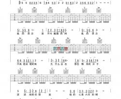 毛宁,杨钰莹《心雨》吉他谱-Guitar Music Score
