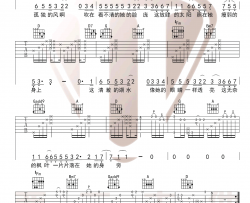 隔壁老樊《初秋和你》吉他谱(D调)-Guitar Music Score