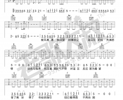 张国荣《沉默是金》吉他谱(C调)-Guitar Music Score
