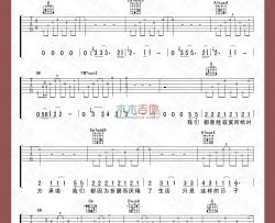 萧敬腾《梦一场》吉他谱-Guitar Music Score