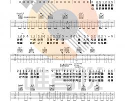 毛不易《一程山路》吉他谱(C调)-Guitar Music Score